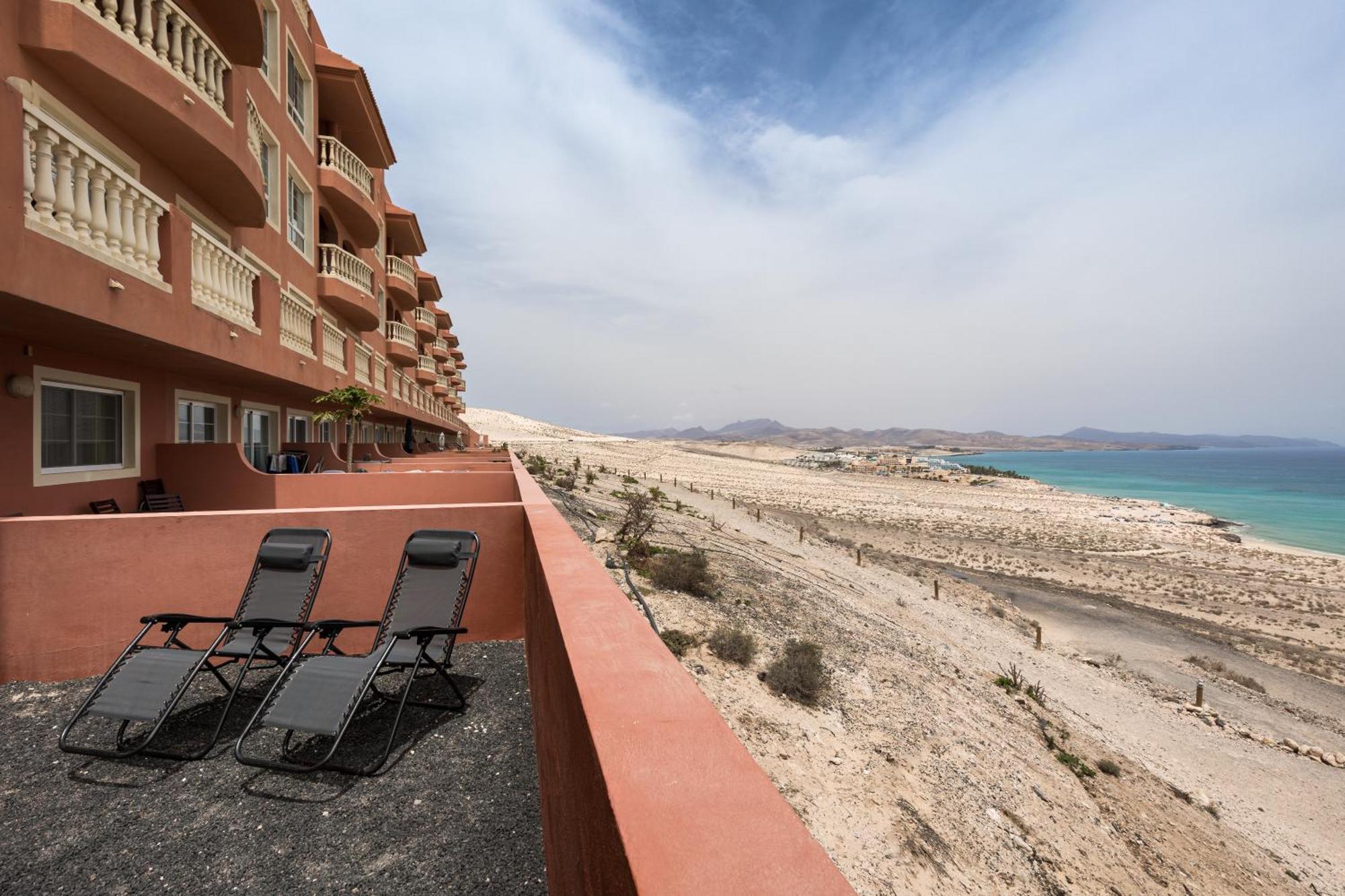 Esmeralda Beach con vistas al mar, En Residencial Playa Paraíso Costa Calma Exterior foto