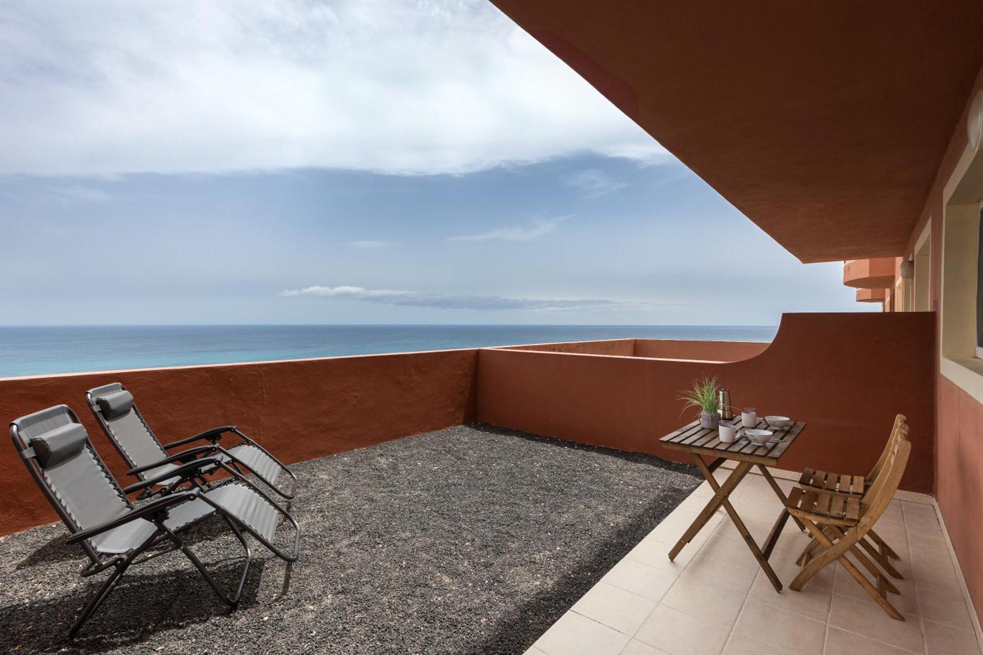 Esmeralda Beach con vistas al mar, En Residencial Playa Paraíso Costa Calma Exterior foto