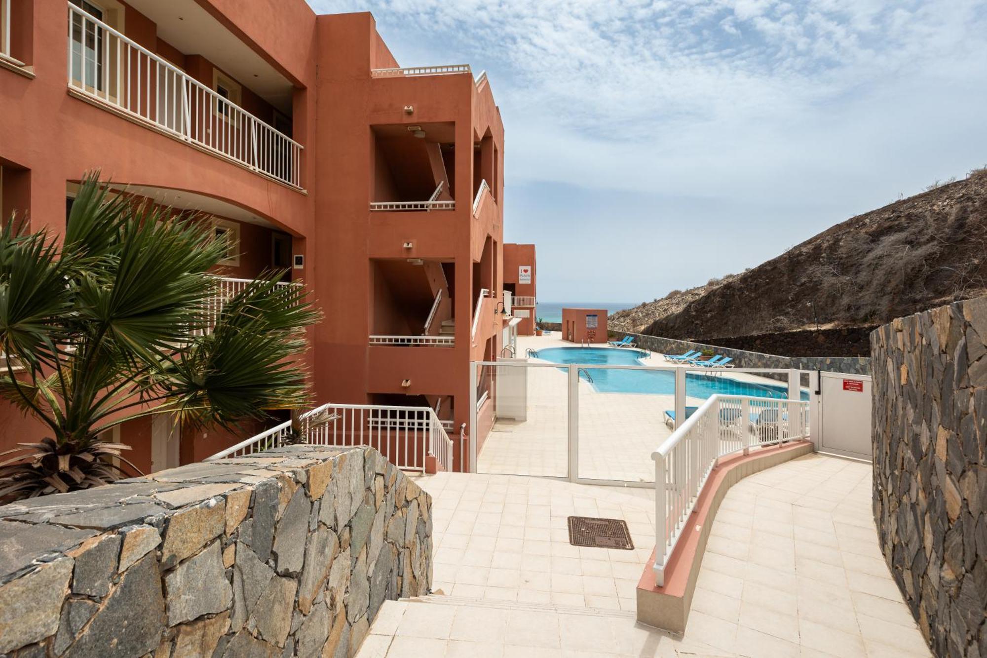 Esmeralda Beach con vistas al mar, En Residencial Playa Paraíso Costa Calma Exterior foto